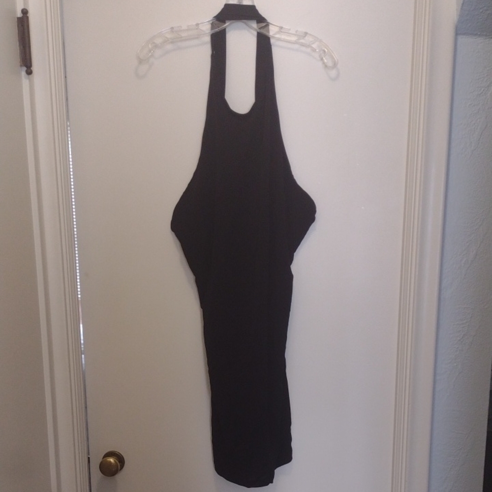 Ralph Lauren Black Halter Dress (J598)